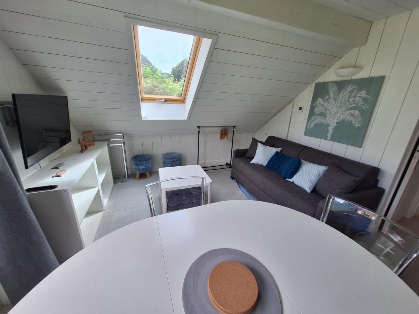 La Baie des Voiles 3 chambres 4 à 6 personnes au bord du lac plage privée Duingt Extérieur photo